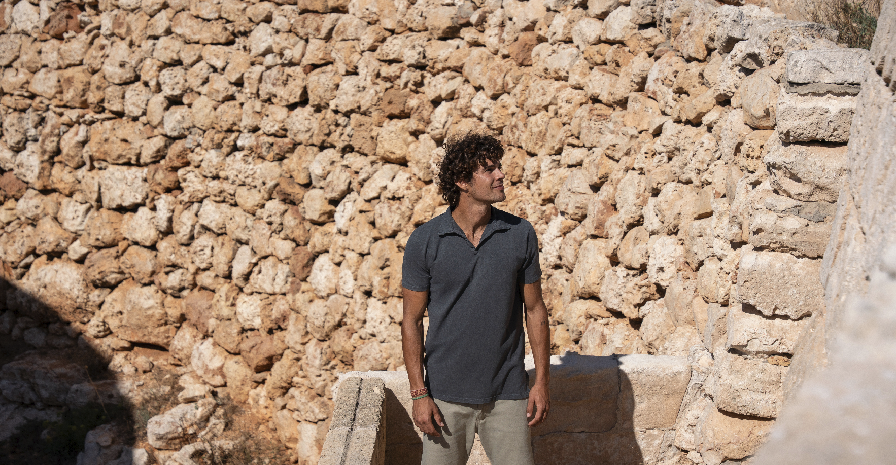 Polo manga corta hombre