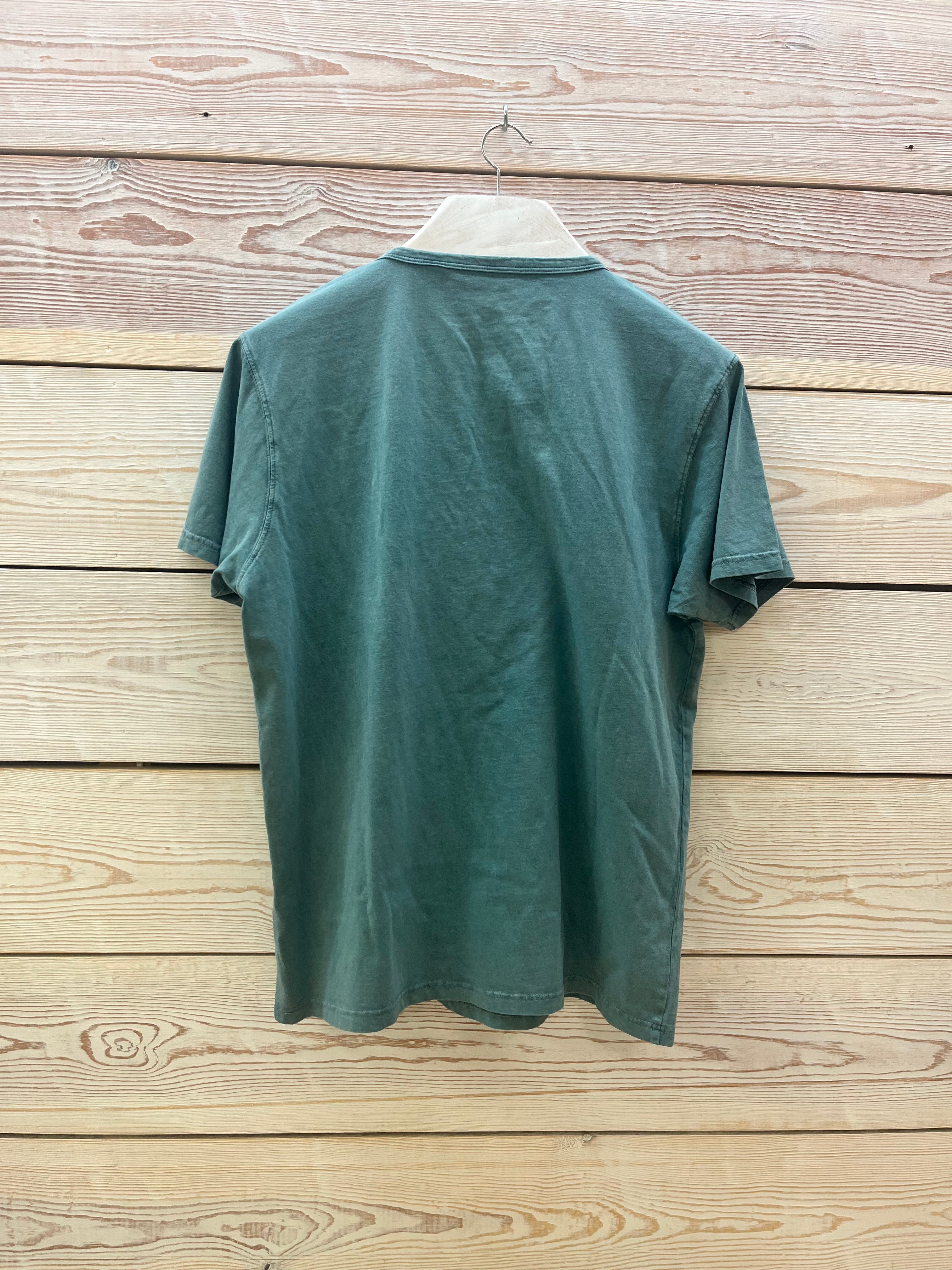 Camiseta Hombre Outlet talla L color Esmeralda