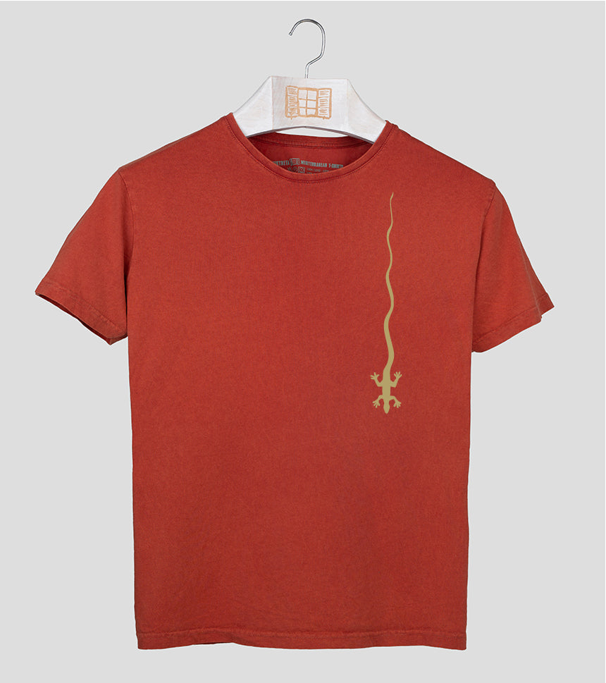 Camiseta manga corta Hombre Caiguda - arcilla