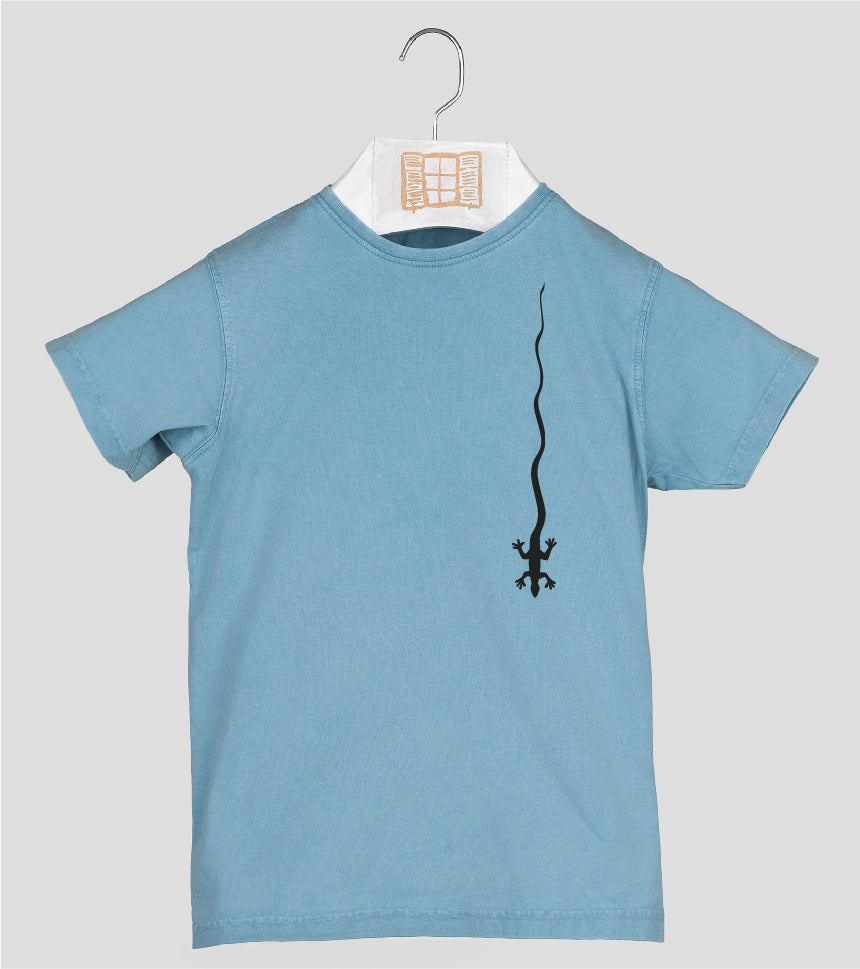 Camiseta manga corta Niño Caiguda - aqua