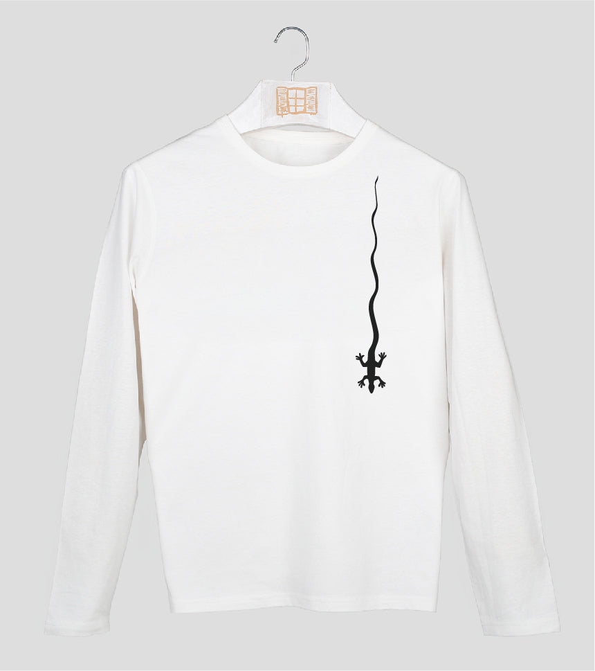 Camiseta manga larga Hombre Caiguda - crudo
