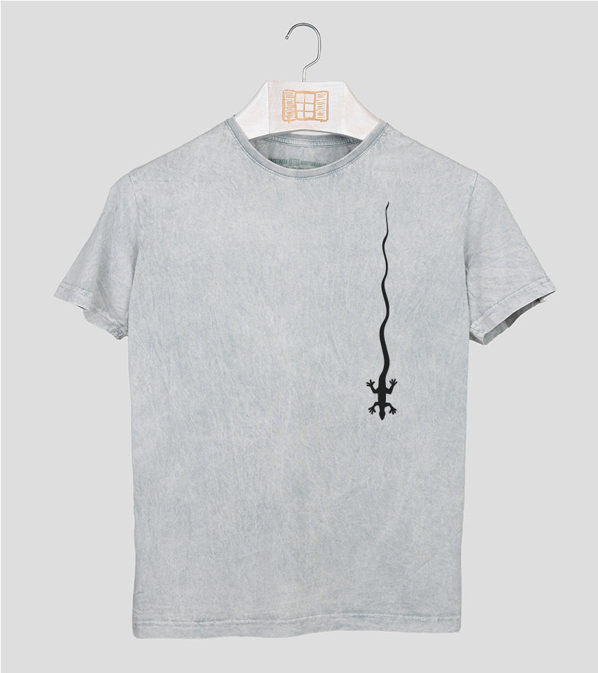 Camiseta manga corta Hombre Caiguda - gris