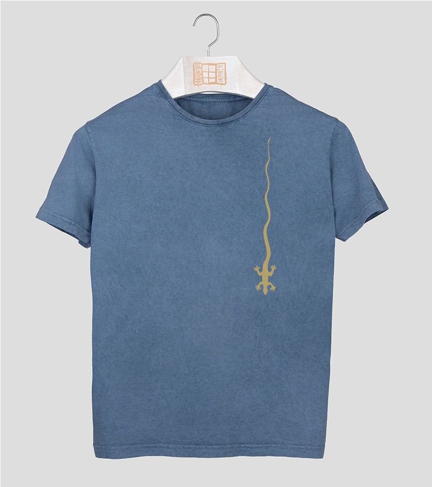 Camiseta manga corta Hombre Caiguda - indigo