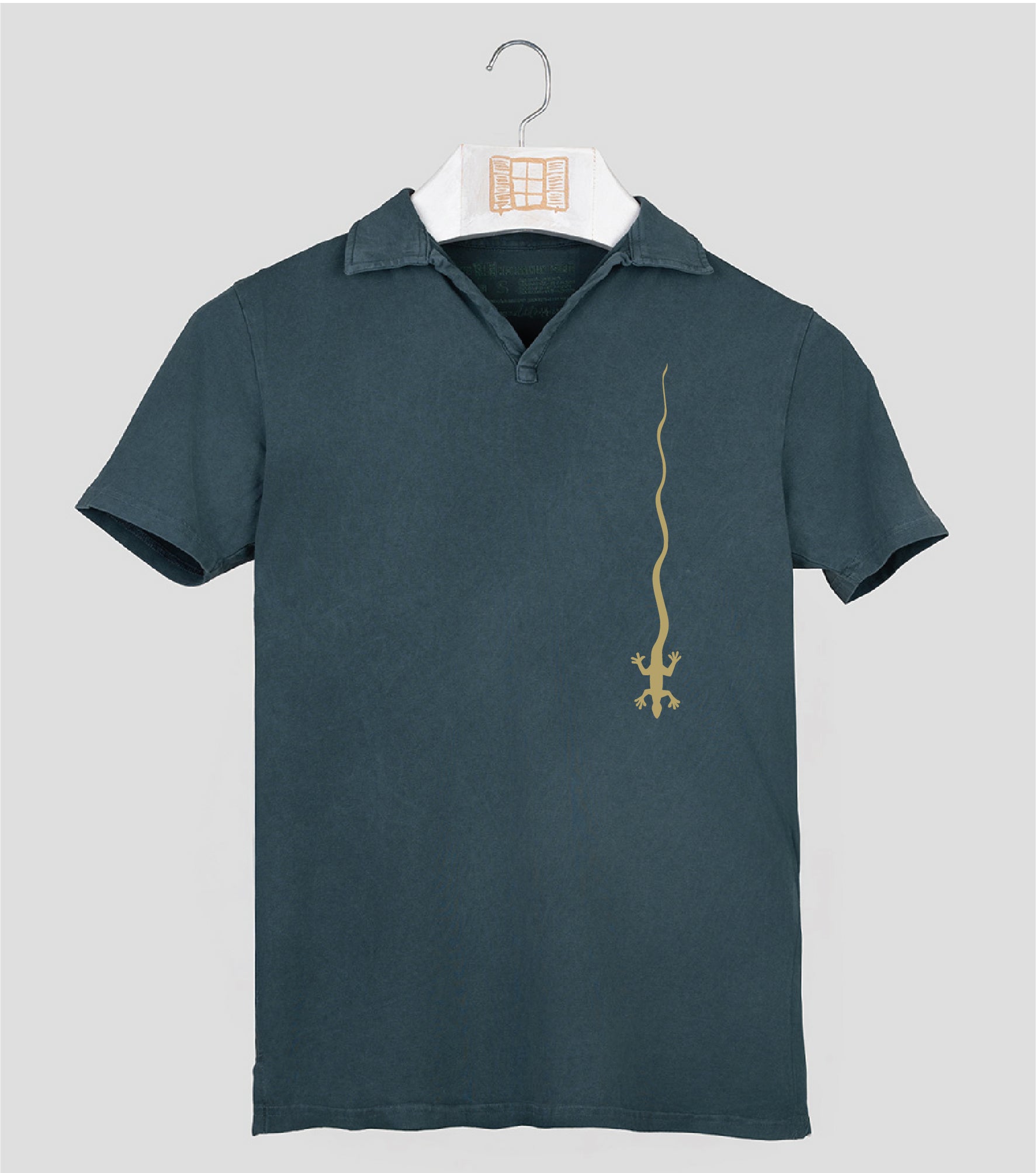Polo manga corta Hombre Caiguda - plomo