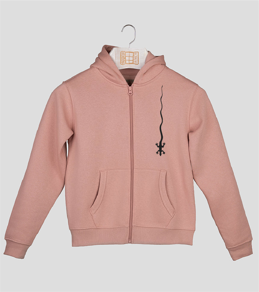 Sudadera cremallera Niño Caiguda - rosado