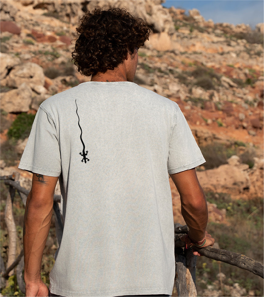 Camiseta cuello botones Hombre Caiguda