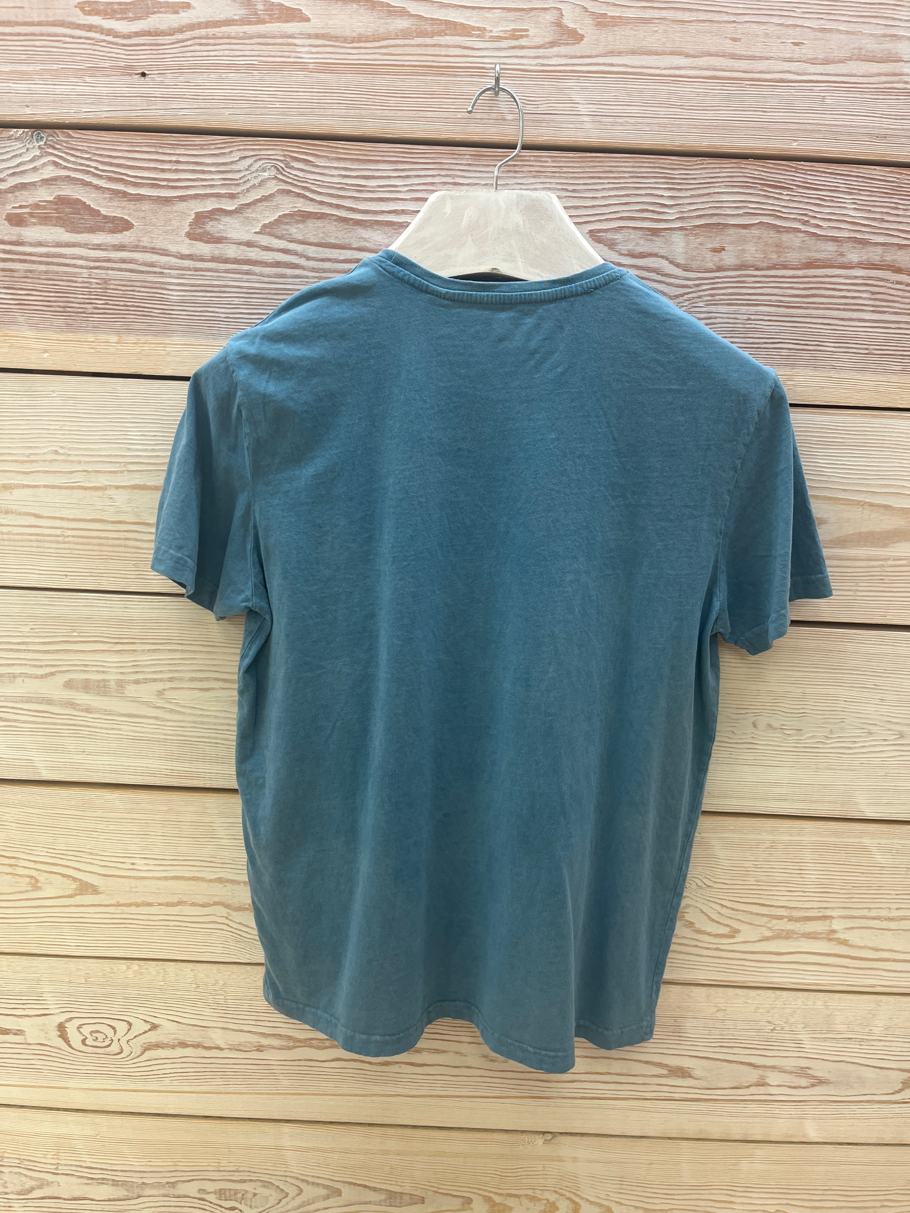 Camiseta manga corta Hombre Outlet talla M color Aqua
