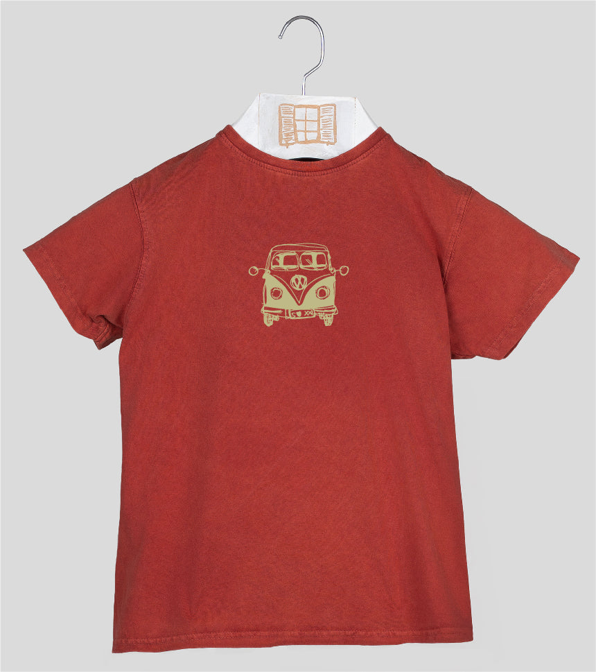 Camiseta manga corta Niño Furgo - arcilla