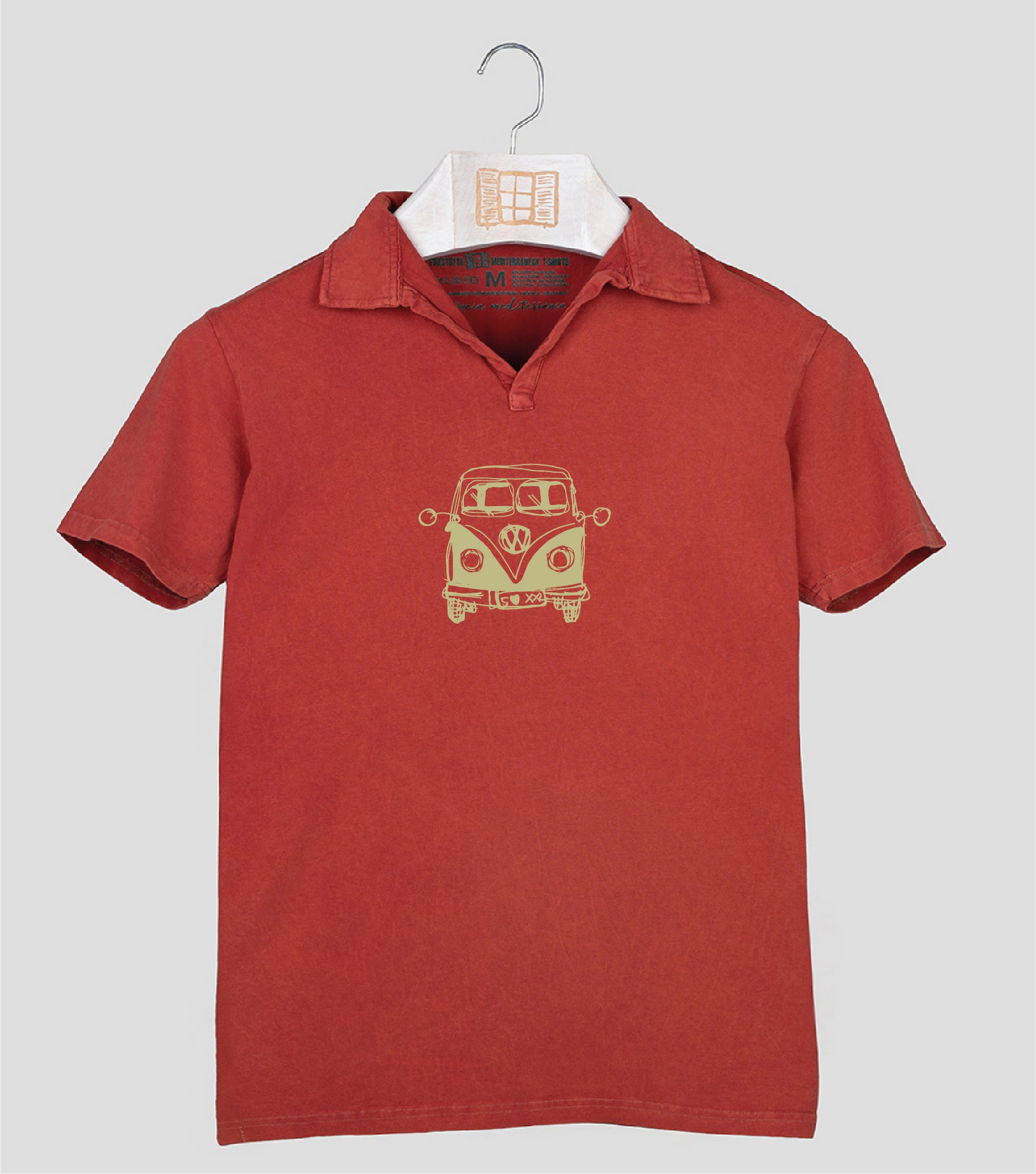Polo manga corta Hombre Furgo - arcilla