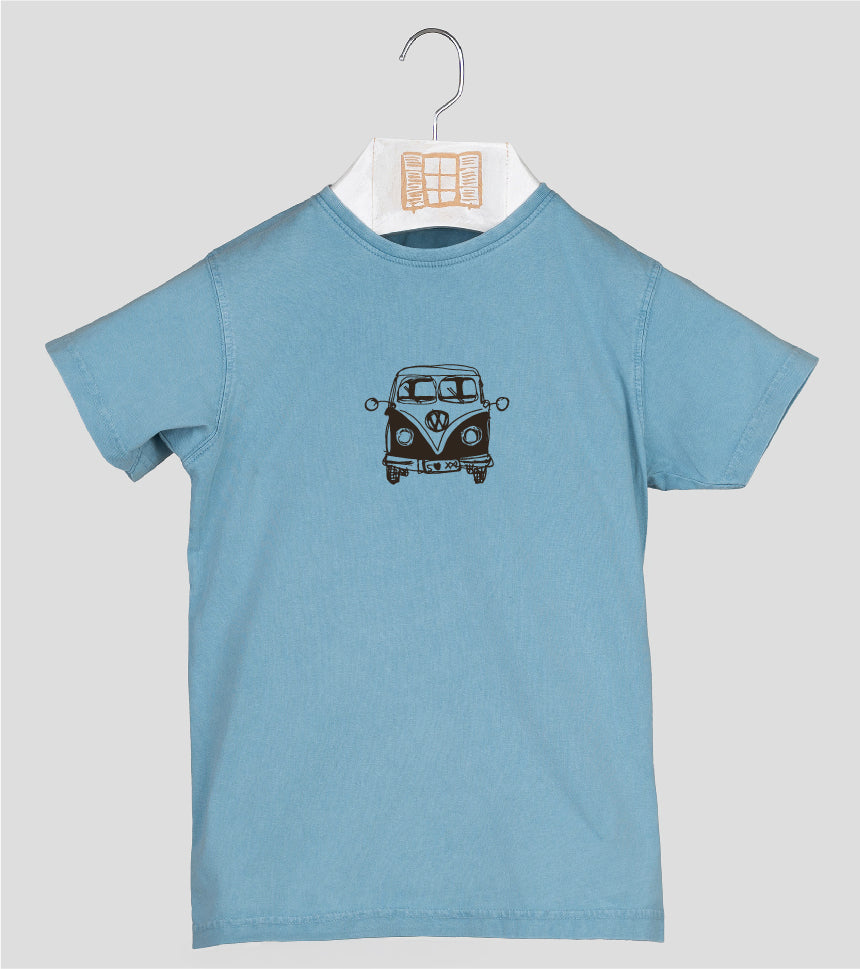 Camiseta manga corta Niño Furgo - aqua