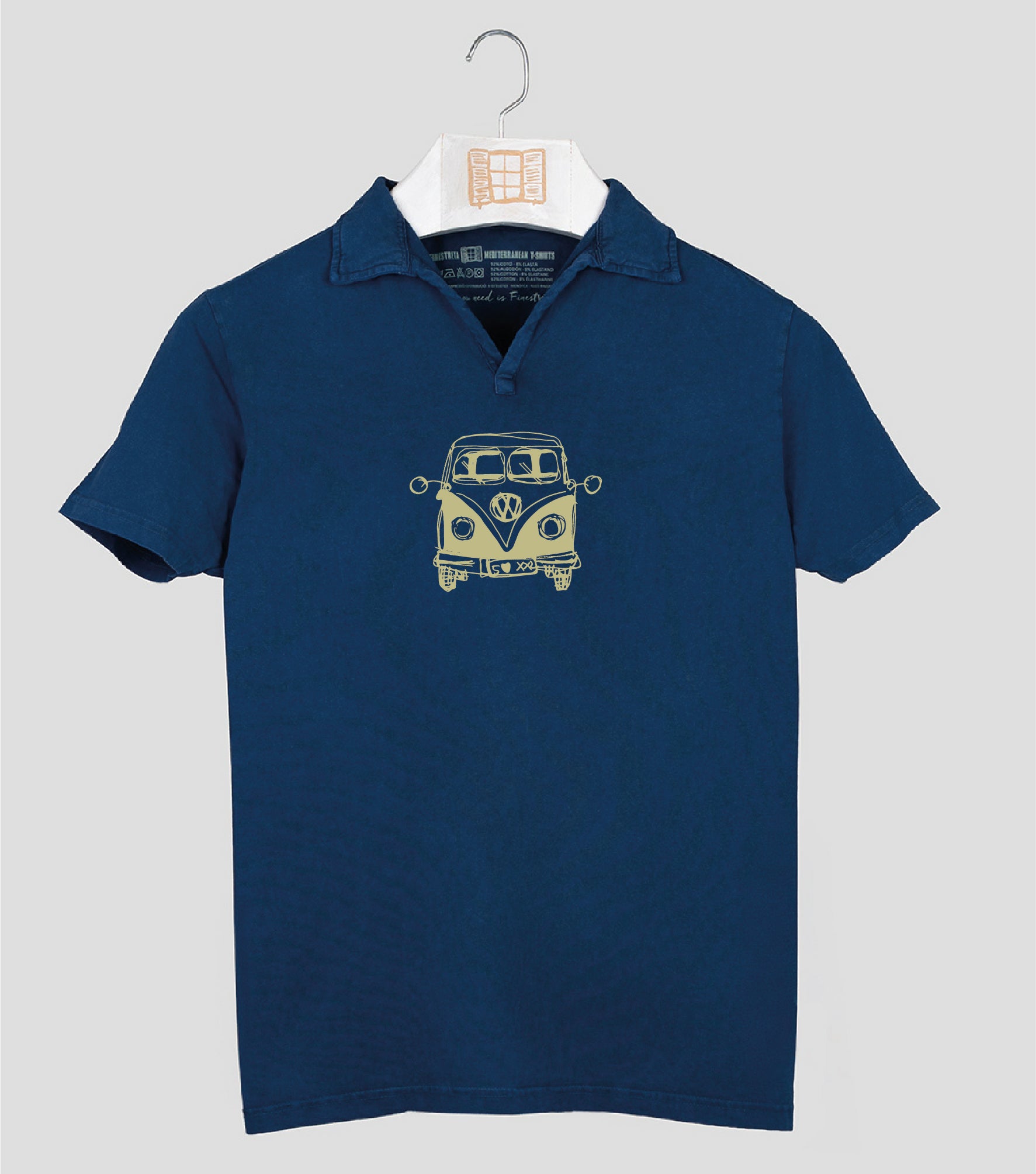 Polo manga corta Hombre Furgo - azul-marino