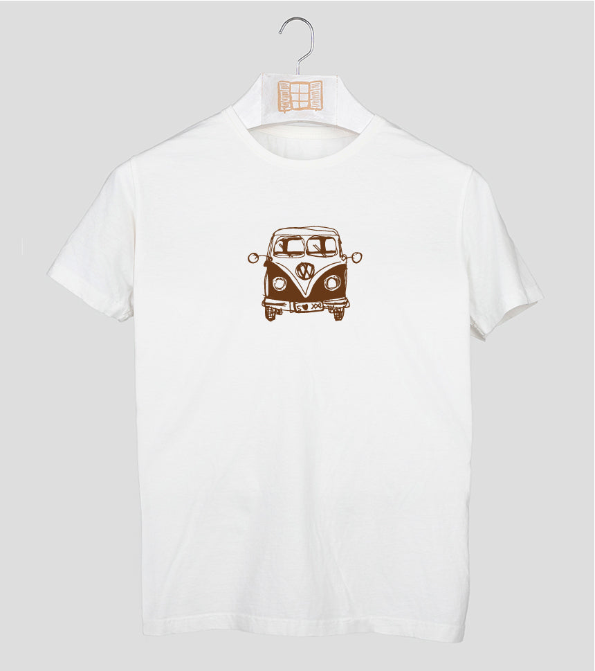 Camiseta manga corta Hombre Furgo - crudo