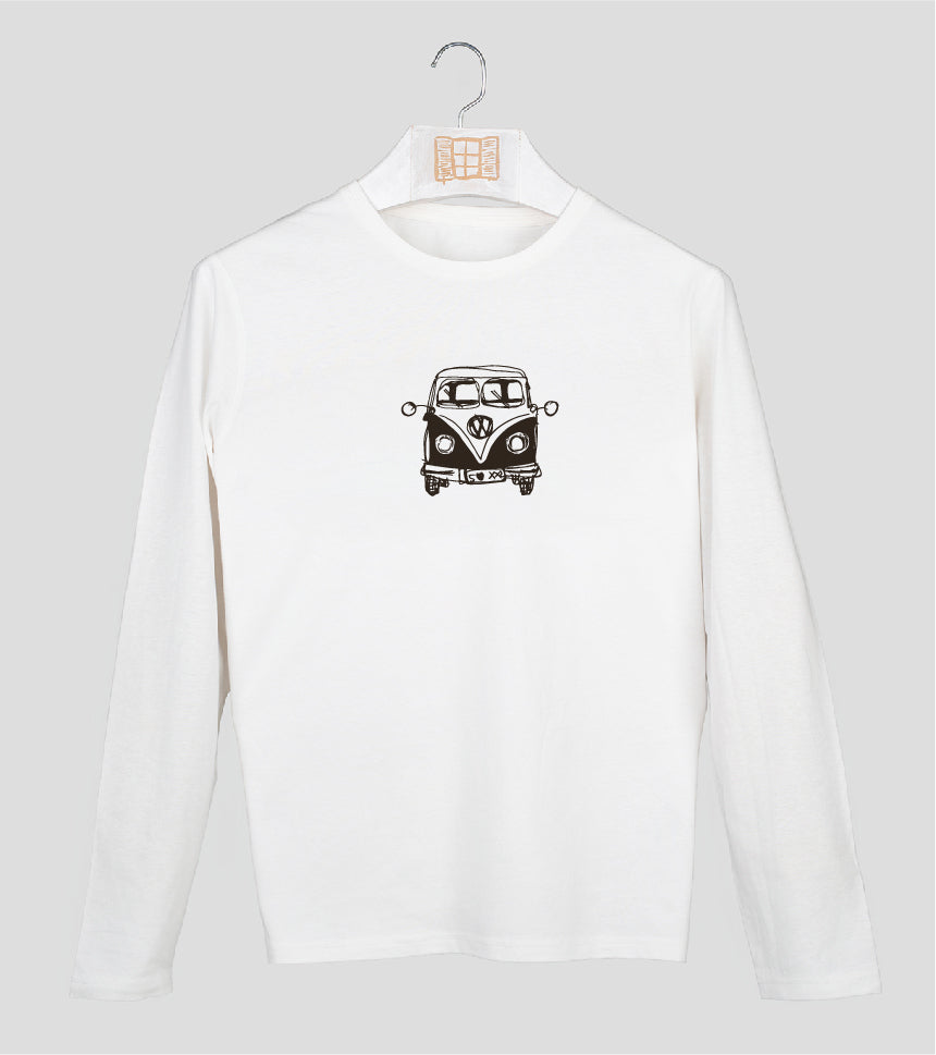Camiseta manga larga Hombre Furgo - crudo