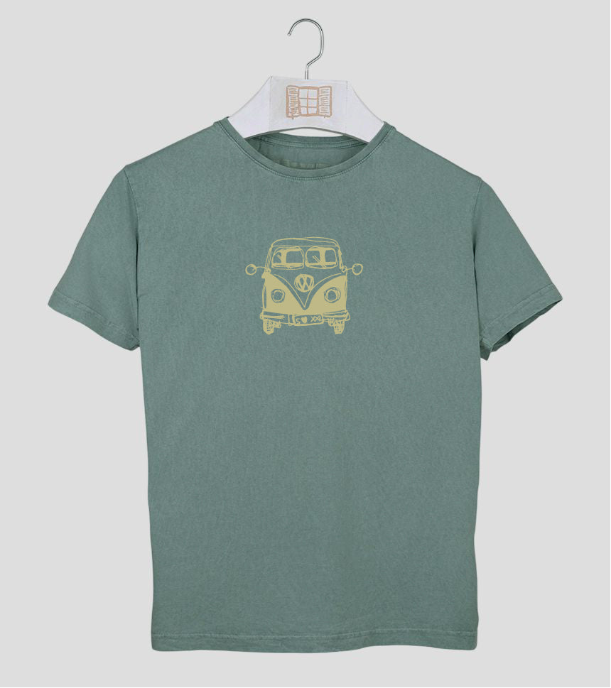 Camiseta manga corta Hombre Furgo - esmeralda