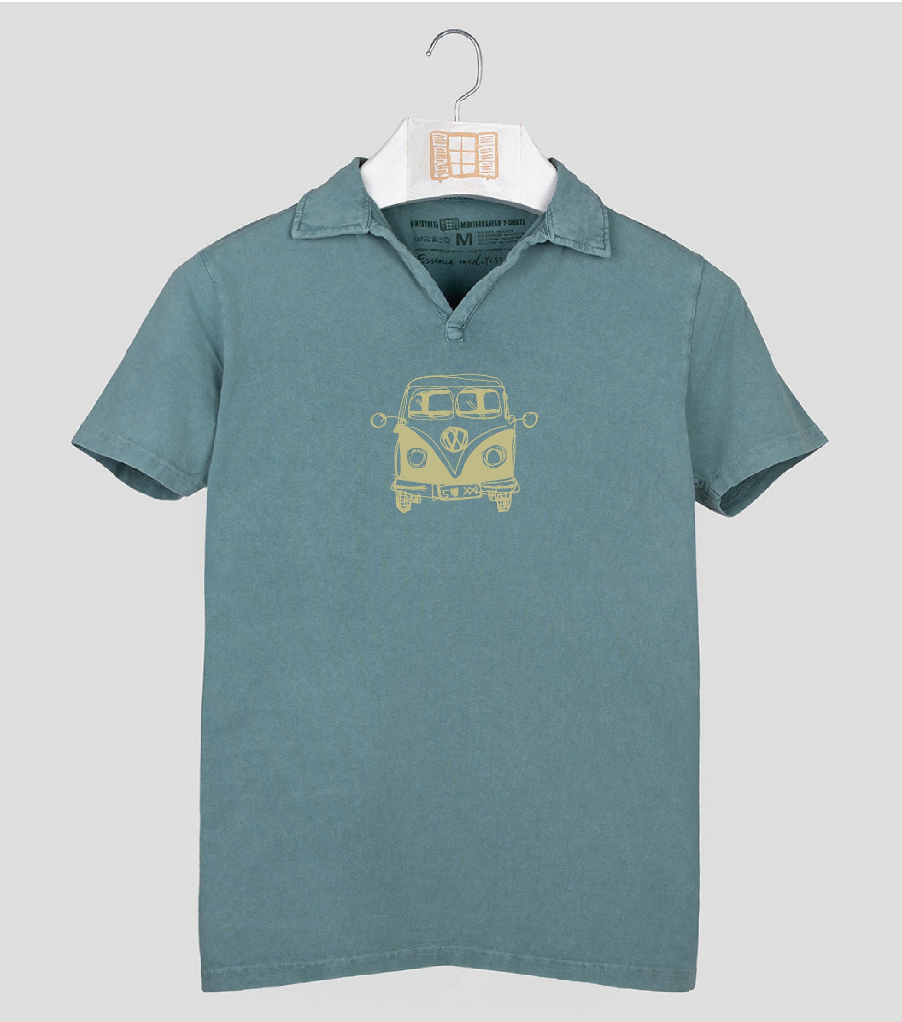 Polo manga corta Hombre Furgo - esmeralda