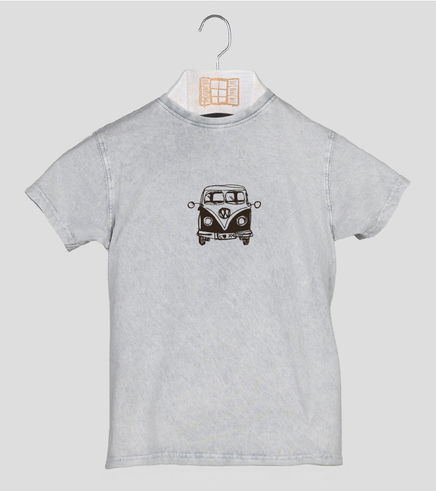 Camiseta manga corta Niño Furgo - gris