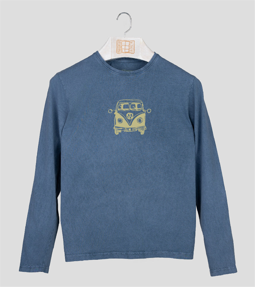 Camiseta manga larga Hombre Furgo - indigo