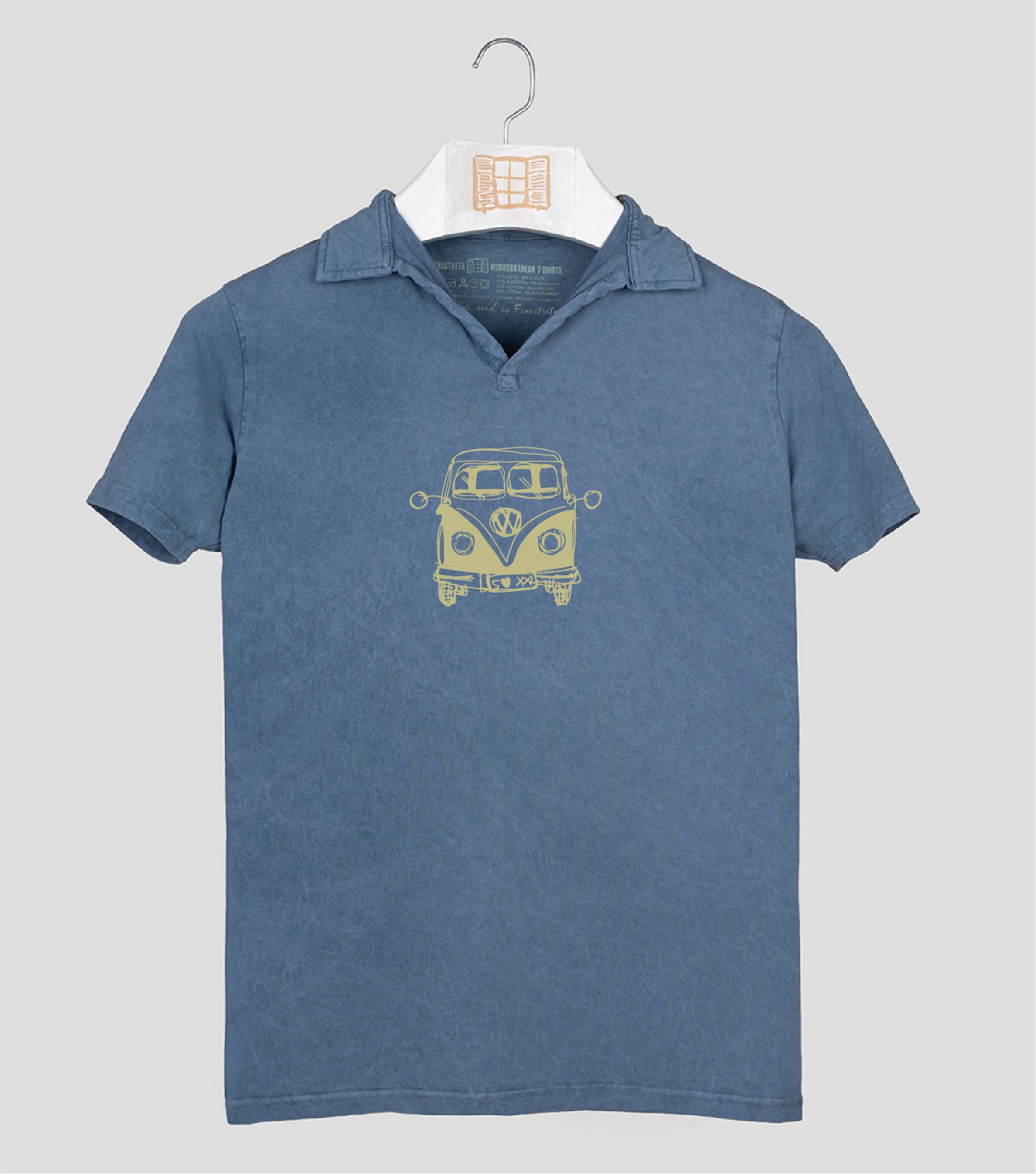 Polo manga corta Hombre Furgo - indigo
