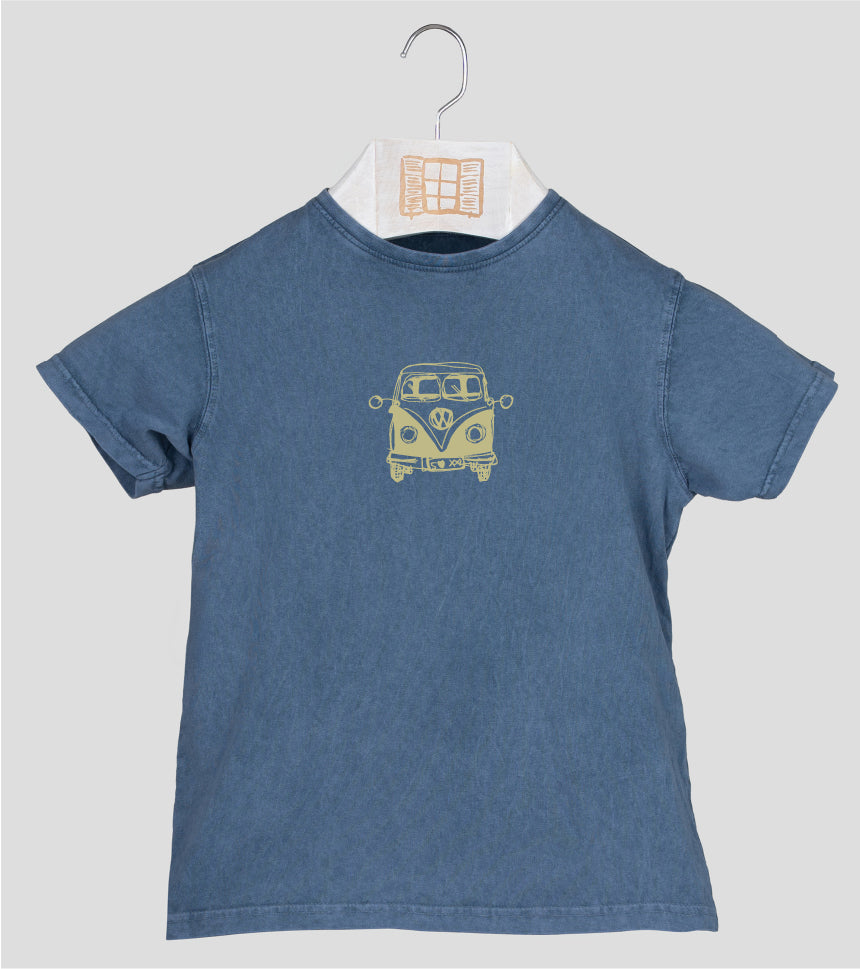 Camiseta manga corta Niño Furgo - indigo