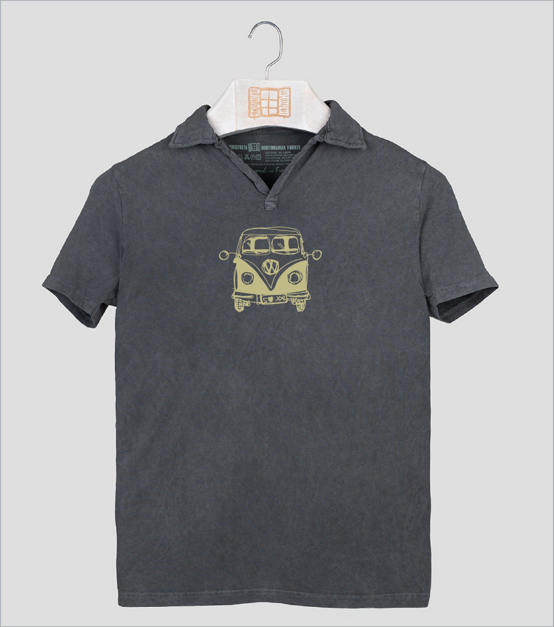 Polo manga corta Hombre Furgo - marengo