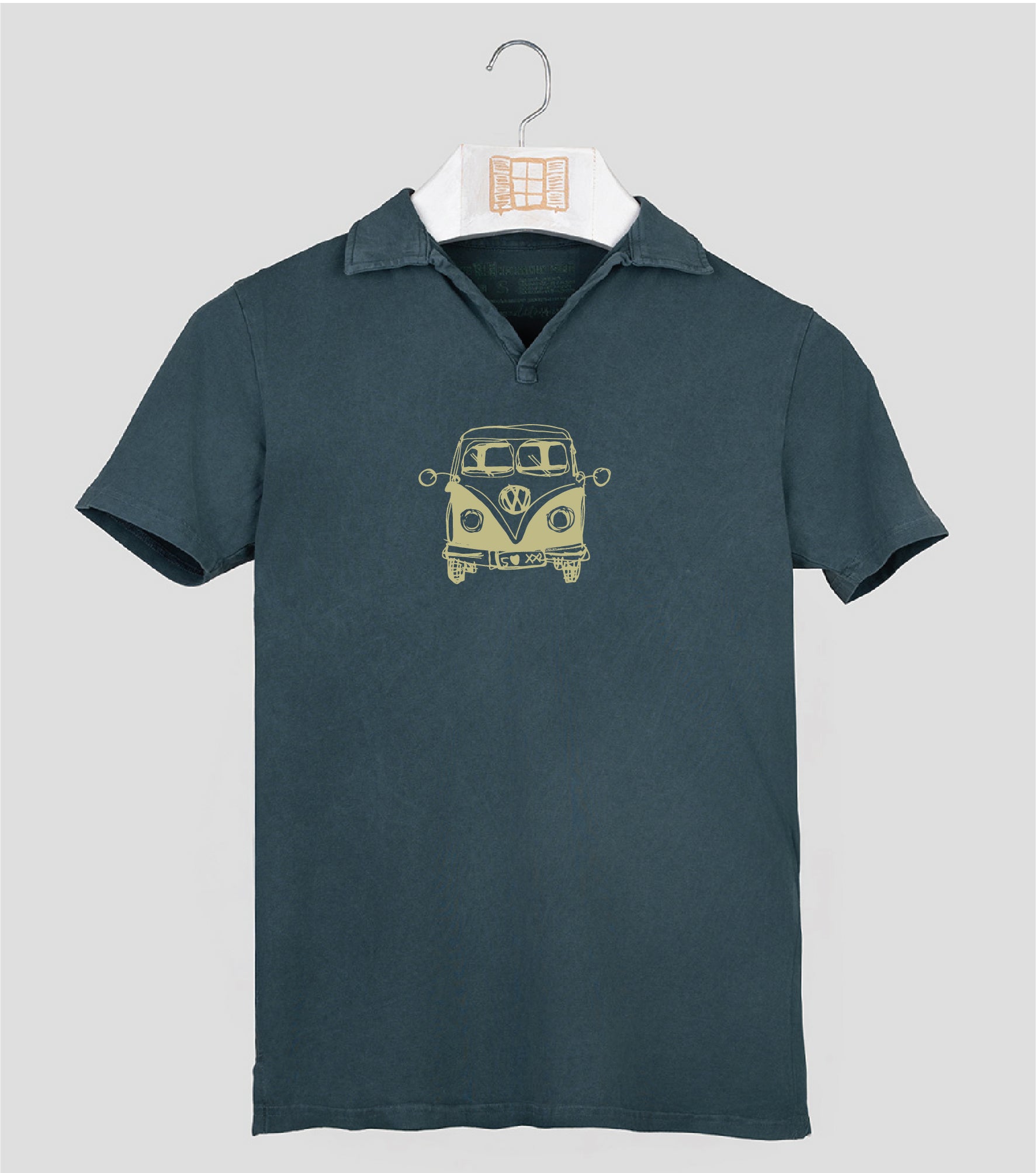 Polo manga corta Hombre Furgo - plomo