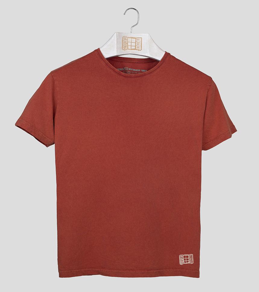 Camiseta manga corta Buida - arcilla