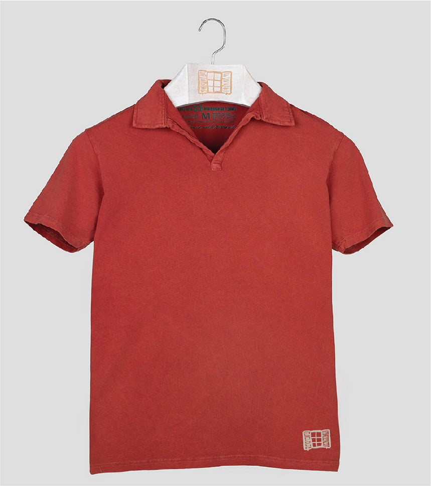 Polo manga corta Hombre Buida - arcilla