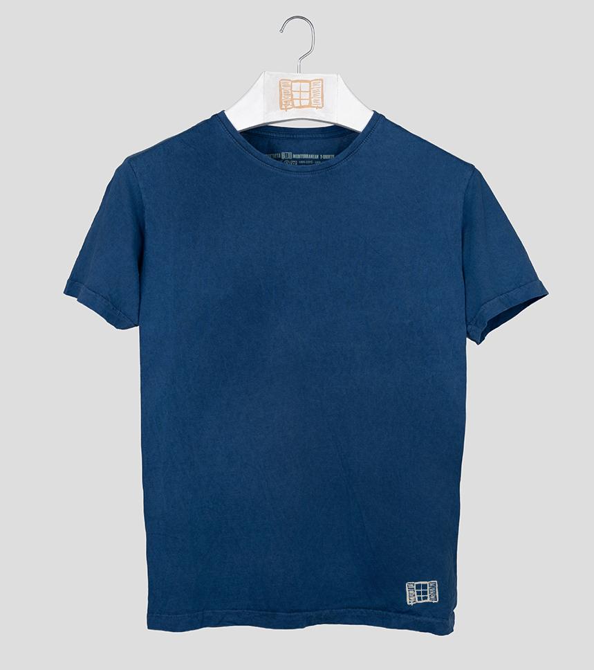 Camiseta manga corta Buida - azul-marino