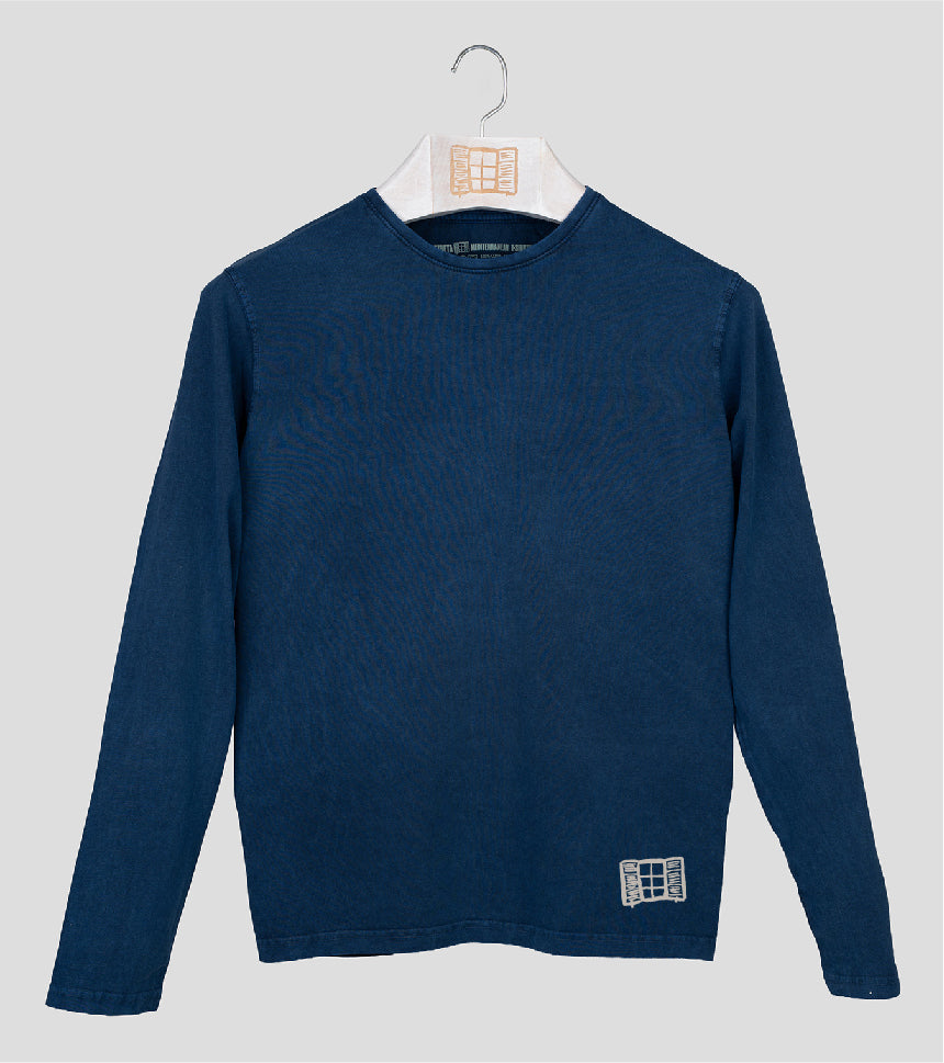 Camiseta manga larga Hombre Buida - azul-marino