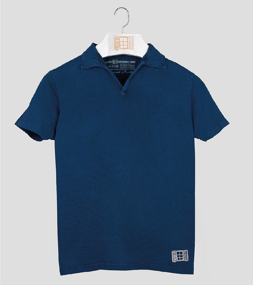 Polo manga corta Hombre Buida - azul-marino