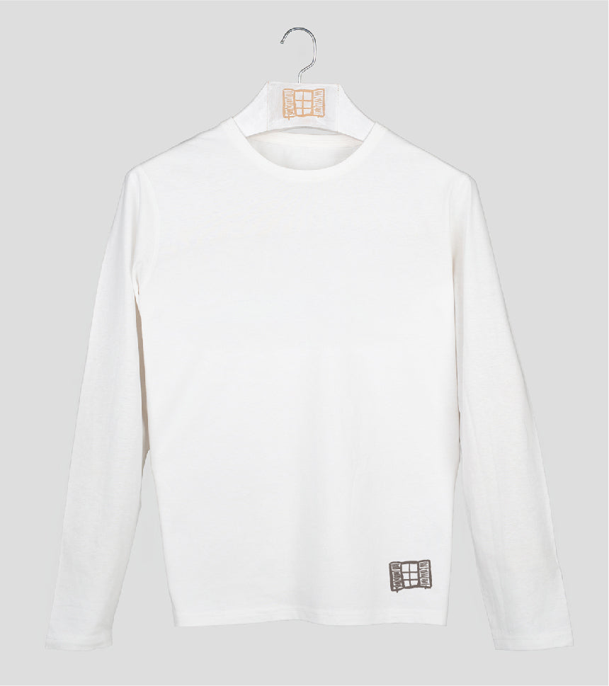 Camiseta manga larga Hombre Buida - crudo