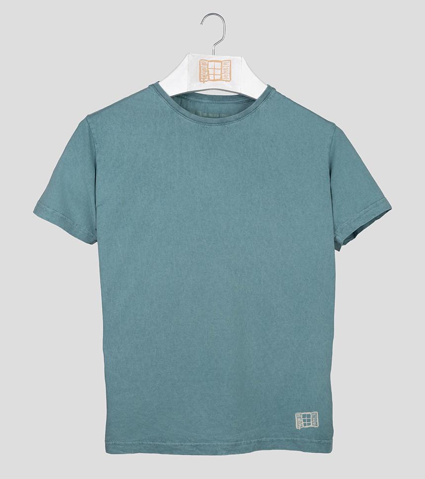 Camiseta manga corta Buida - esmeralda