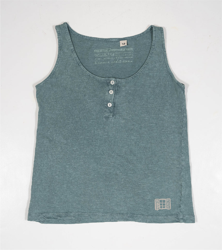 Camiseta de tirantes Niña Buida - esmeralda