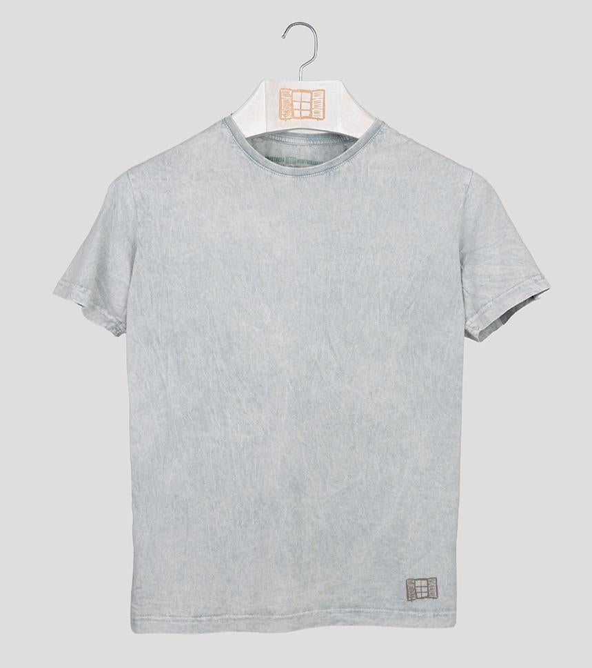 Camiseta manga corta Buida - gris