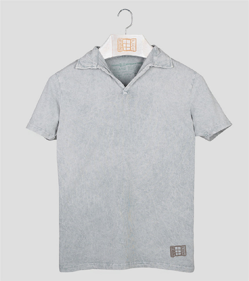 Polo manga corta Hombre Buida - gris