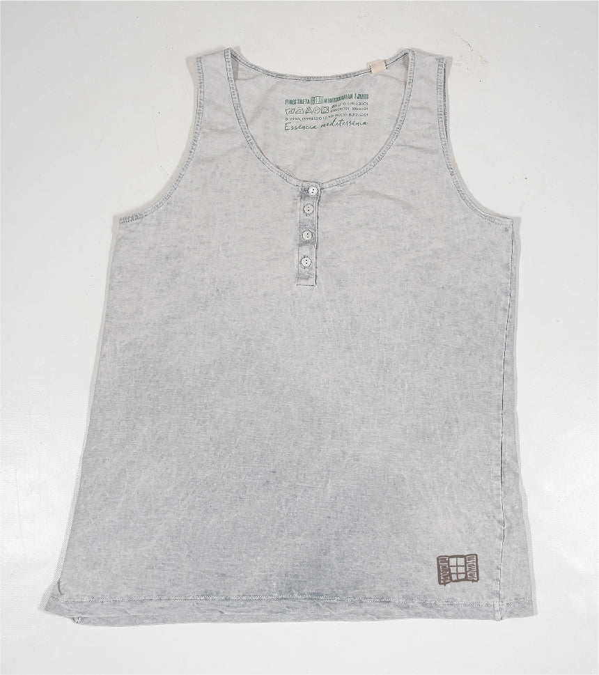 Camiseta de tirantes Mujer Buida - gris