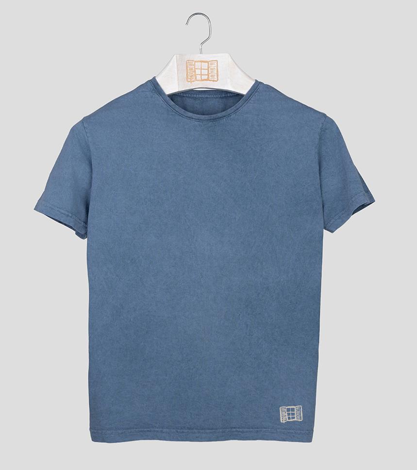 Camiseta manga corta Buida - indigo
