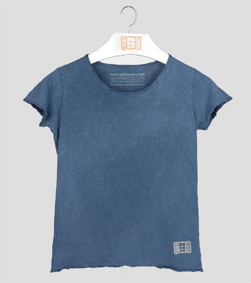 Camiseta manga corta Mujer Buida - indigo