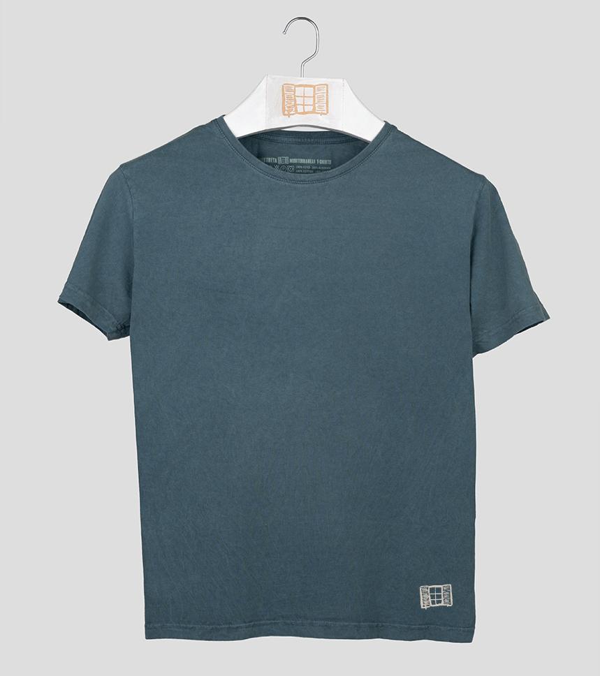 Camiseta manga corta Buida - plomo