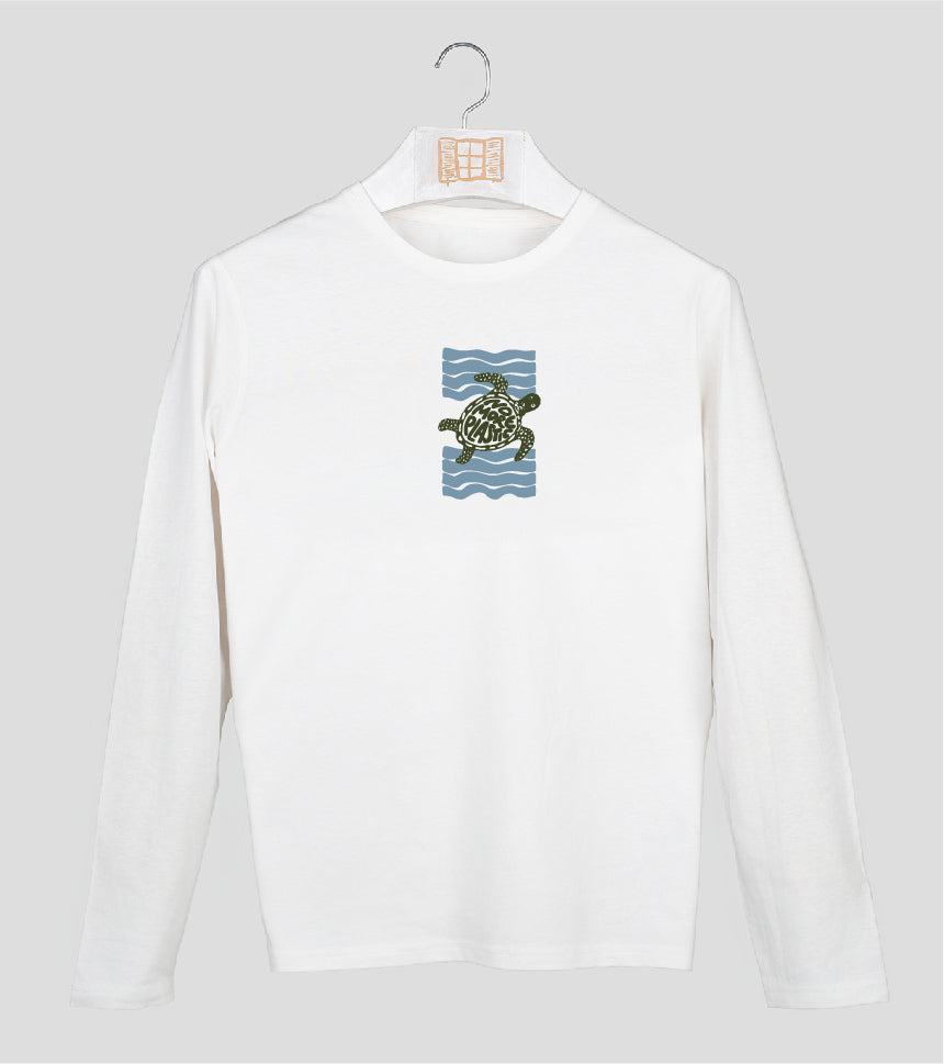 Camiseta manga larga Hombre Noplastic - crudo