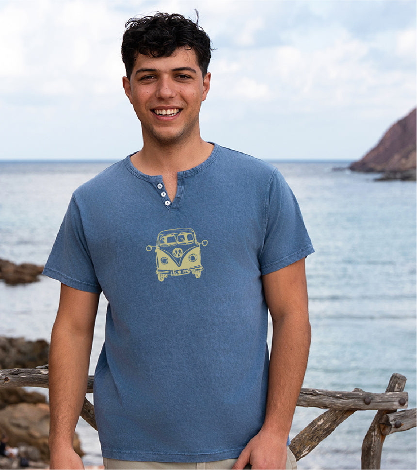 Camiseta cuello botones Hombre Furgo