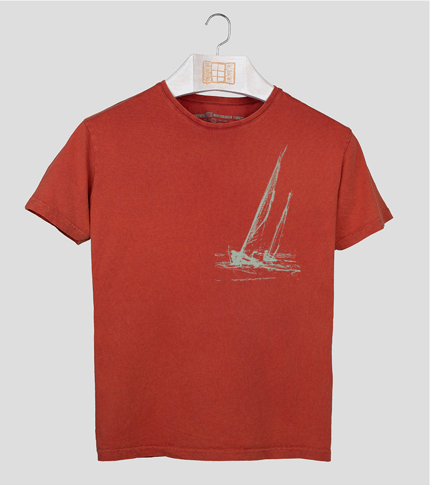 Camiseta manga corta Hombre Esquitx - arcilla