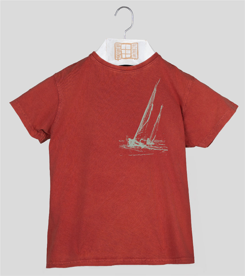 Camiseta manga corta Niño Esquitx - arcilla