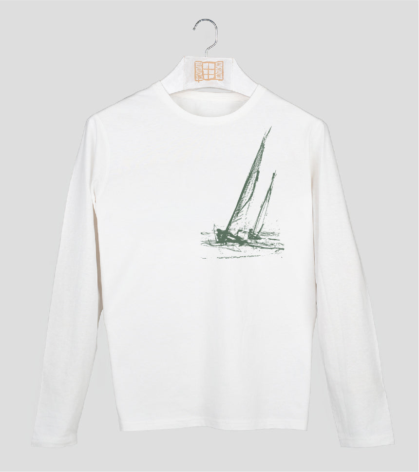 Camiseta manga larga Hombre Esquitx - crudo