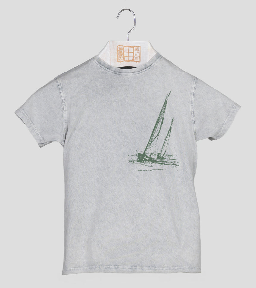 Camiseta manga corta Niño Esquitx - gris