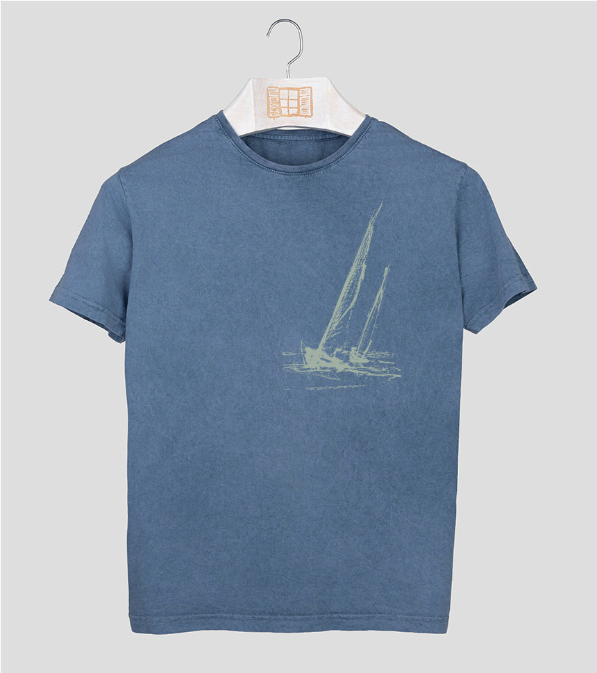 Camiseta manga corta Hombre Esquitx - indigo