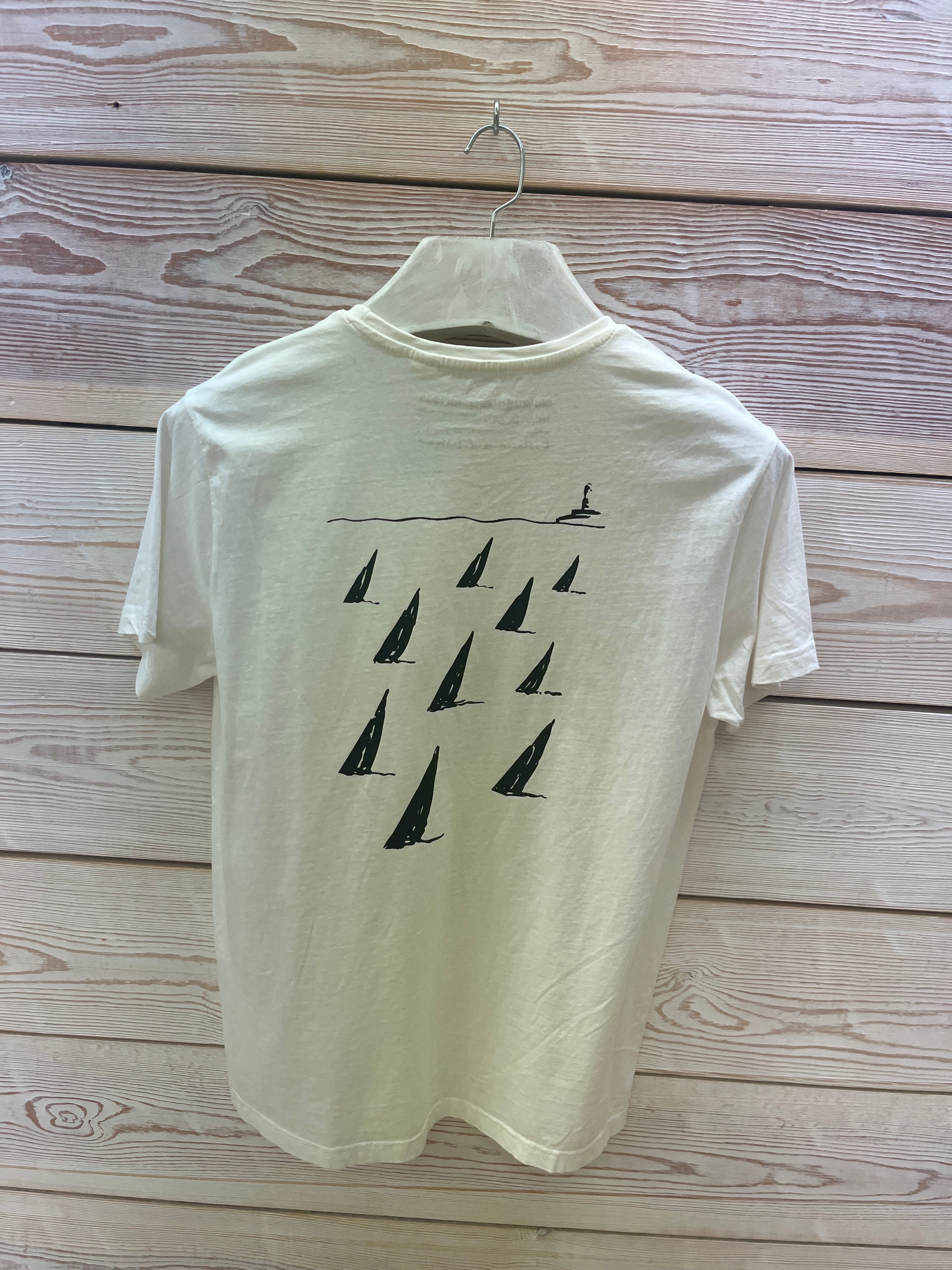Camiseta manga corta Hombre Outlet talla M color Crudo