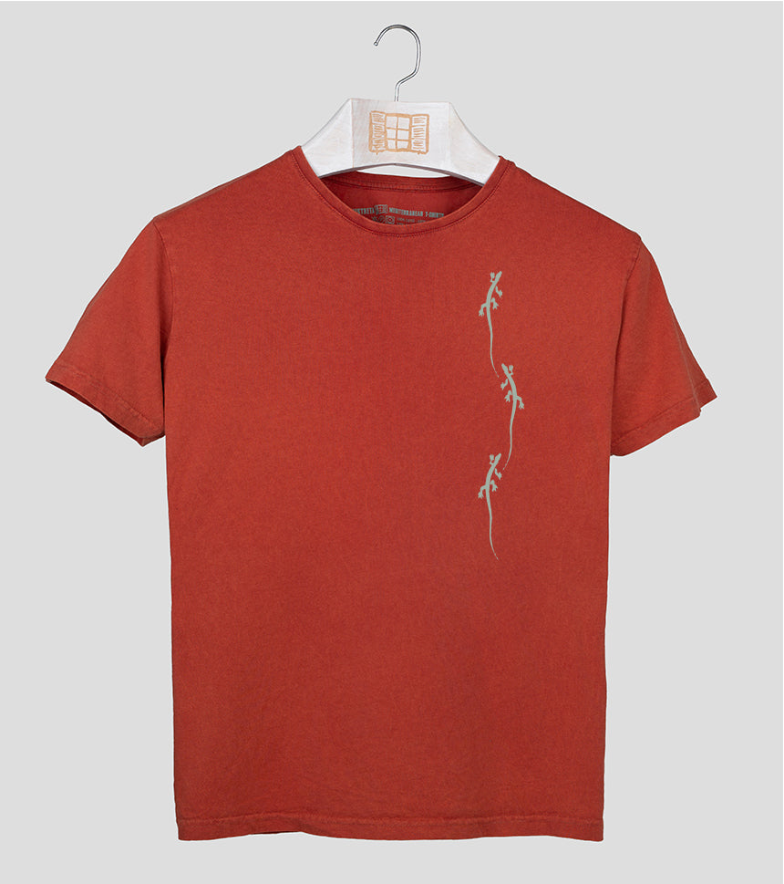 Camiseta manga corta Primes - arcilla