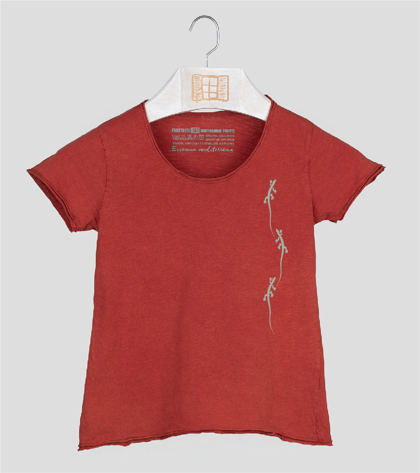 Camiseta manga corta Niña Primes - arcilla
