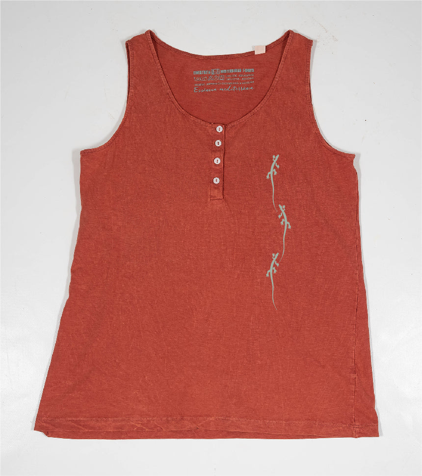 Camiseta de tirantes Mujer Primes - arcilla